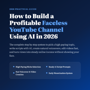 How to Build a Profitable Faceless YouTube Channel Using AI in 2026