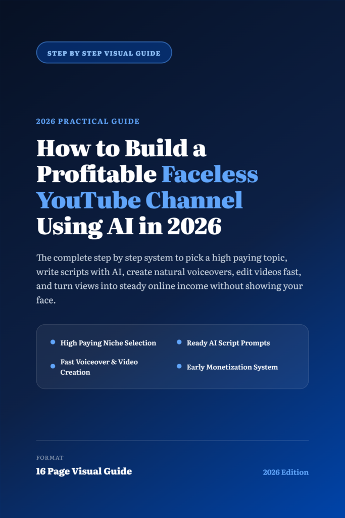 How to Build a Profitable Faceless YouTube Channel Using AI in 2026